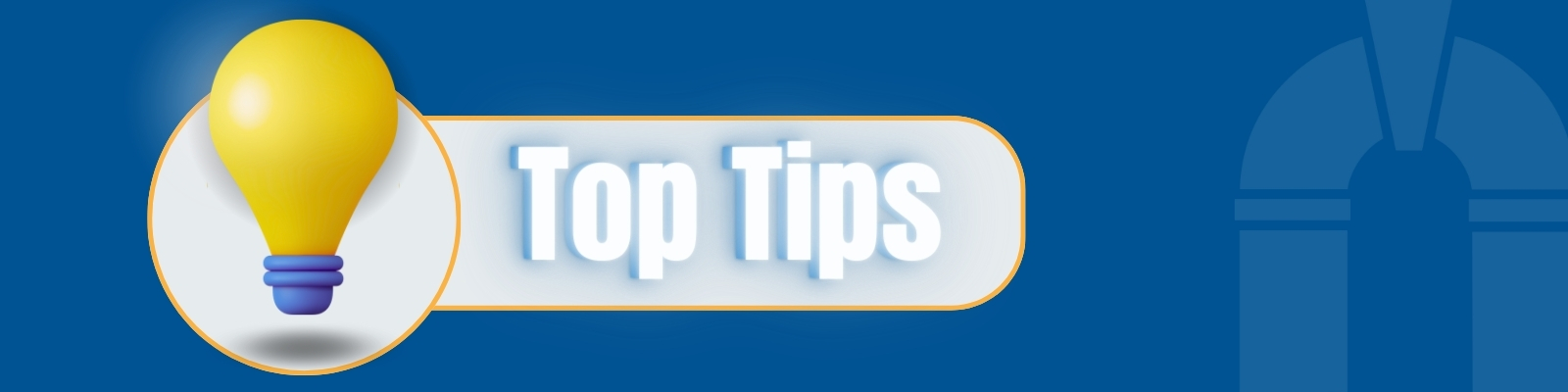 Top Tip Banner