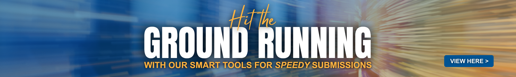 Hit The Ground Running Website Desktop Banner