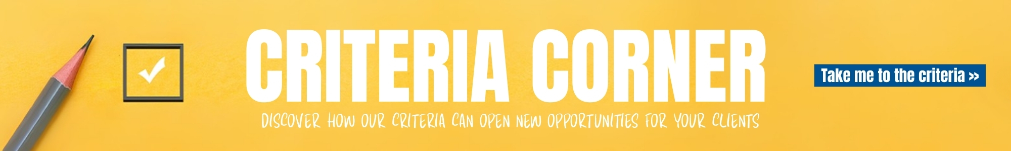 Criteria Corner